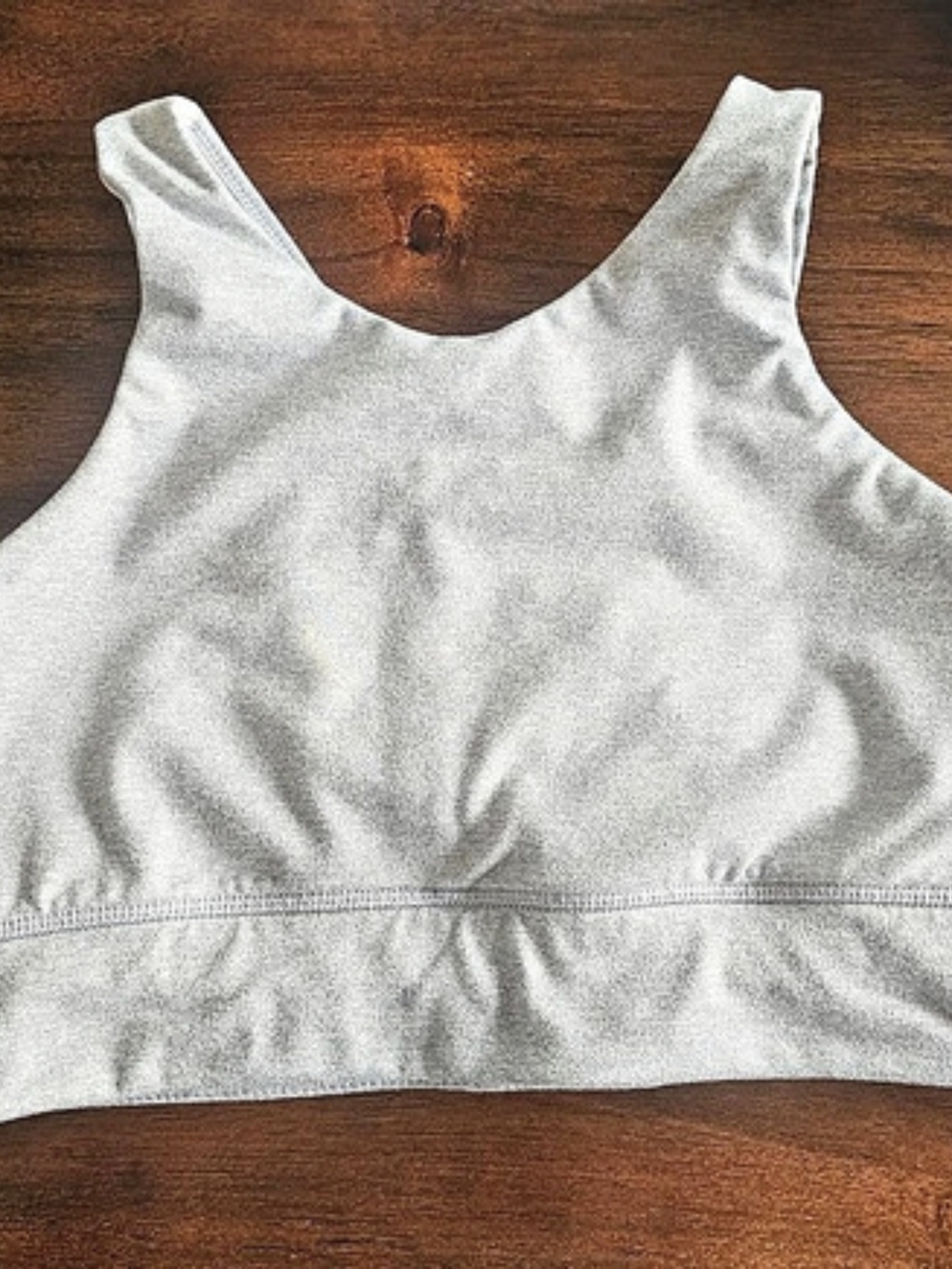 Vuori Women's Elevate Bra High Neck Strappy Back Sports Bra Gray Size Small